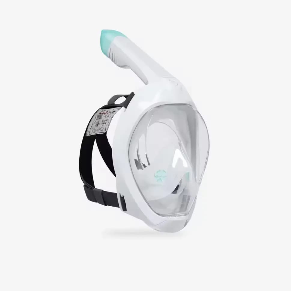 ماسک غواصی فول‌فیس SUBEA Easybreath 520 نمای سه‌رخ با طراحی ارگونومیک